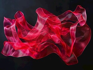 唯美丝带飘带梦幻烟雾