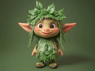 植物吉祥物设计