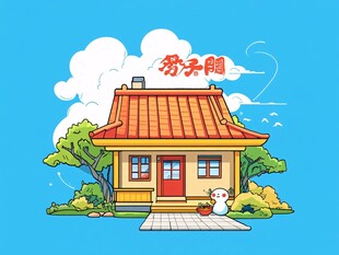 粤语文创插画
