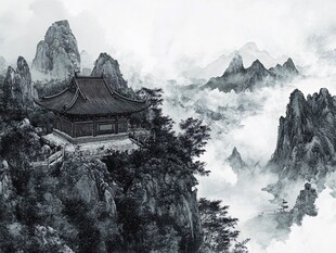 武当山水墨画