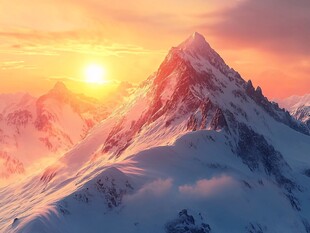 高端大气海拔背景