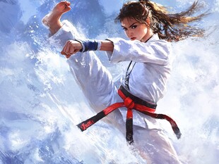 跆拳道合成图
