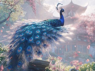 鹤舞翩翩仙气飘飘