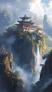 古风仙境天上宫阙