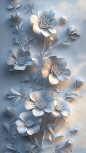 3d立体花壁纸