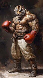 功夫虎形象