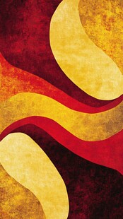 简洁大气拼色曲线纹理