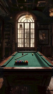 复古台球室