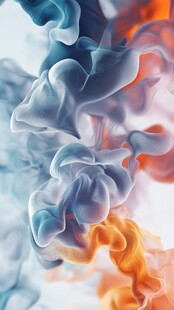 烟雾彩色动感线条