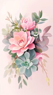 3d立体唯美花卉