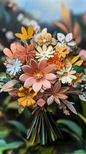 3d立体唯美花卉