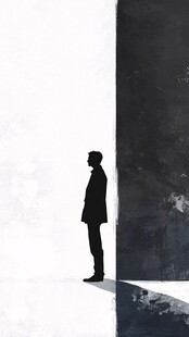 孤身一人背景素材