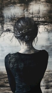 暗色调油画照片