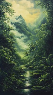 雨林装饰画