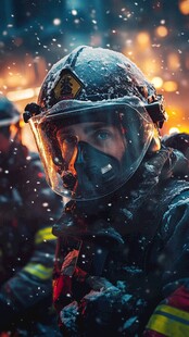 消防战士消防官兵