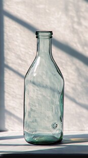 阳光下的玻璃瓶