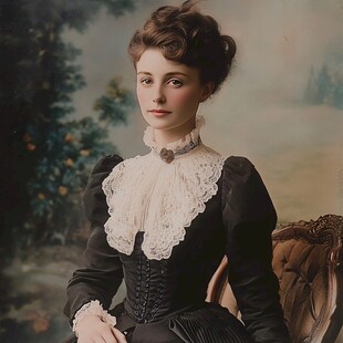 贵族女人半身像