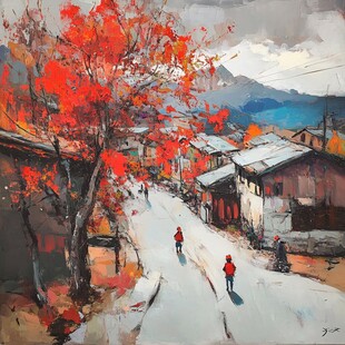 水彩蓟县水粉蓟县