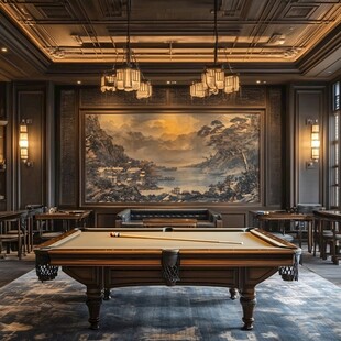 伪满皇宫台球间