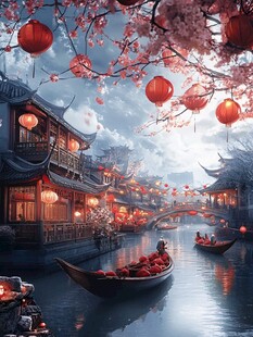 唯美浪漫江南水乡风情