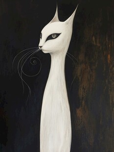 创意狐狸当代装饰画