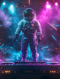 宇航员派对效果