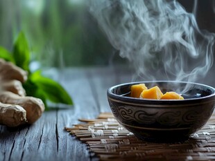 围炉煮茶与水果美食