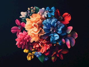 3d立体简约花