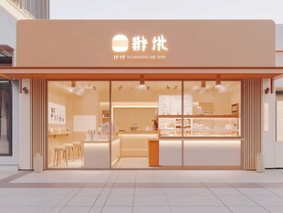 北欧日式饮品店