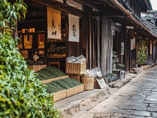 束河古镇店铺