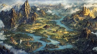 游戏山水场景