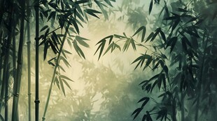 竹林艺术壁纸