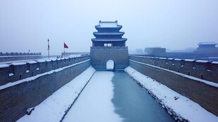 定鼎门雪景