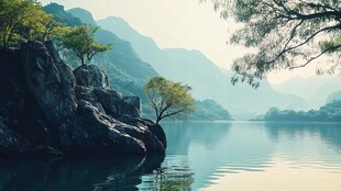 唯美自然山青水秀