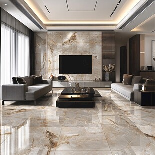 大理石地砖客厅