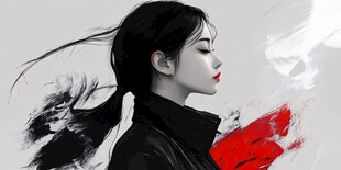 板绘人像