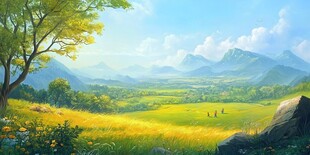 巨幅郊野风景