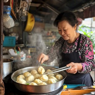 生煎店铺