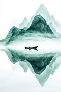 新中式禅意山水船