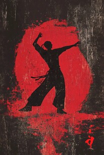 功夫海报背景