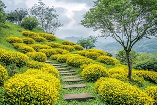 黄花满山