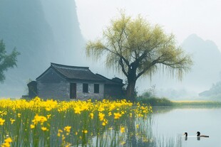 画意乡村风景