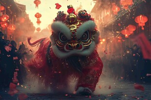 舞龙舞狮壁纸