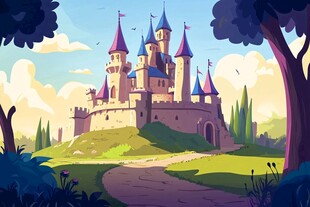 城堡插画