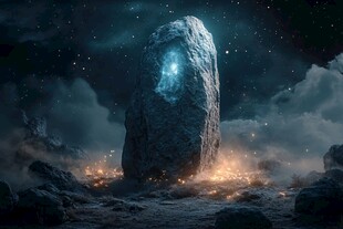 陨星石背景素材