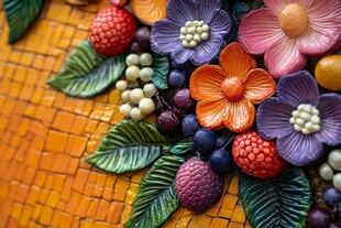 仿真花背景素材