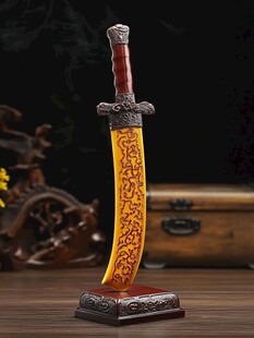 桃木宝剑摆件