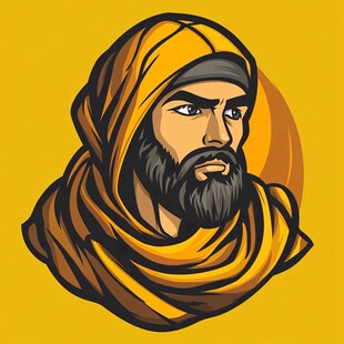 戴头巾的奥古斯都头像