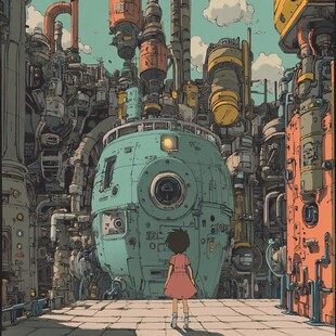 科幻题材插画