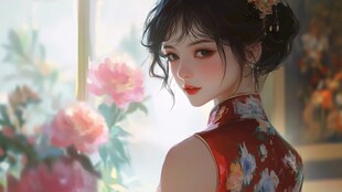 板绘人像